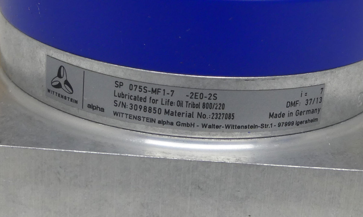 wittenstein SP 075S-MF1-7-2E0-2S