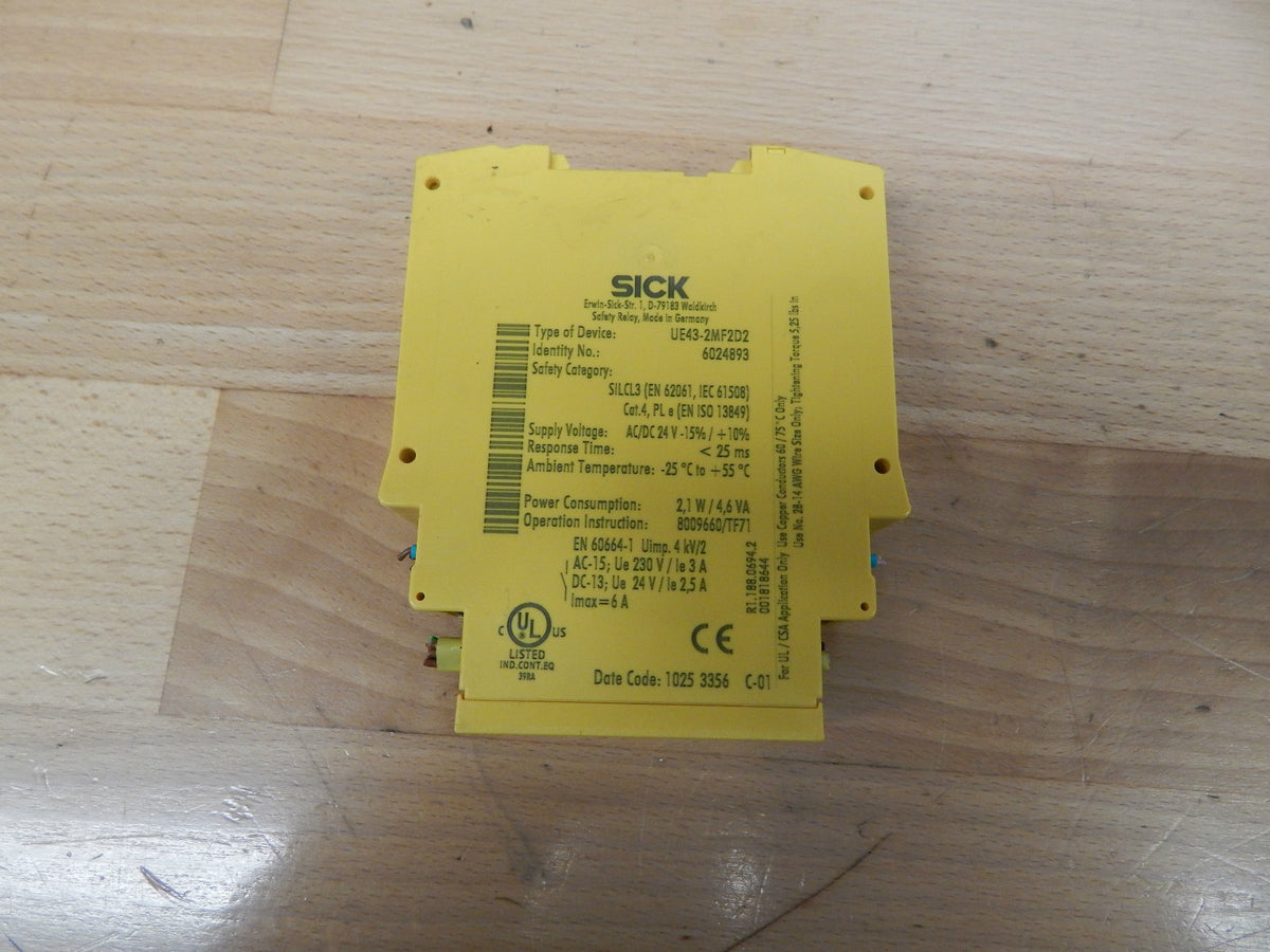 SICK UE43-2MF2D2 Sicherheitsrelais used