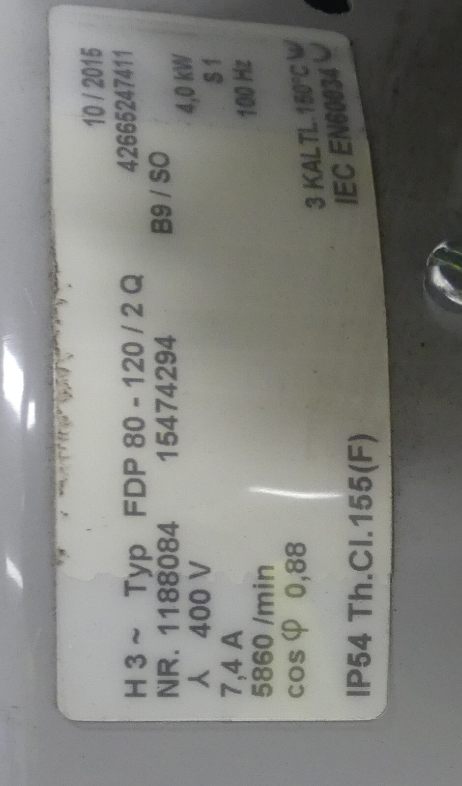 Vakuumpump Becker SV 8.190/-400 B.j 2008