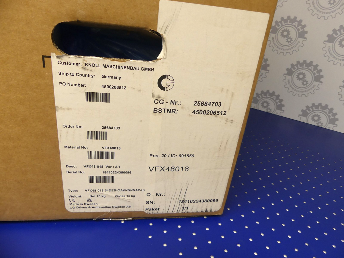 EMOTRON VFA 2.0-AC drive VFX48-01854DEB-OA-NNNNAP-UA Defekt