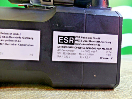 ESR Servomotor MR 6939.3495-D0130-U3-N30-G01-A0A-M0-P0-S0