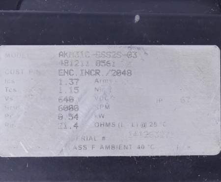 Kollmorgen AKM31C-GSS2S-03
