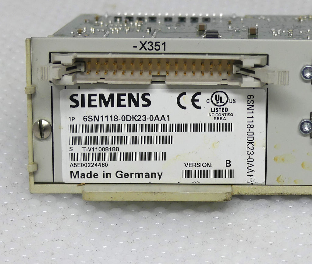 SIEMENS 6SN1118-0DK23-0AA1 version B