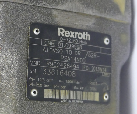 REXROTH A10VSO 18 DR1/31R-PPA12KB2-S0275+ A10VSO 10 DR/52R-PSA14N00