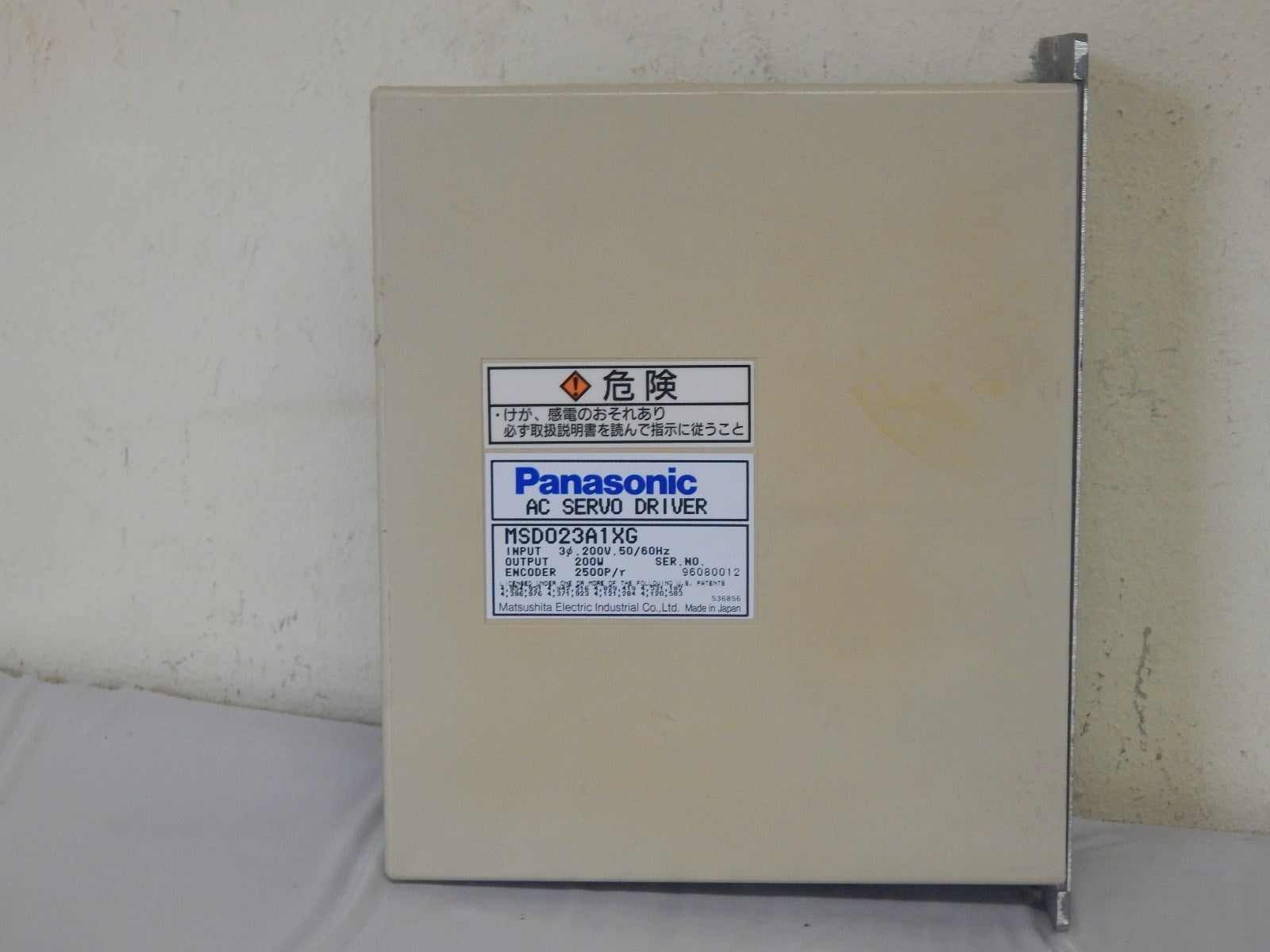 Panasonic AC Servo Driver MSD023A1XG
