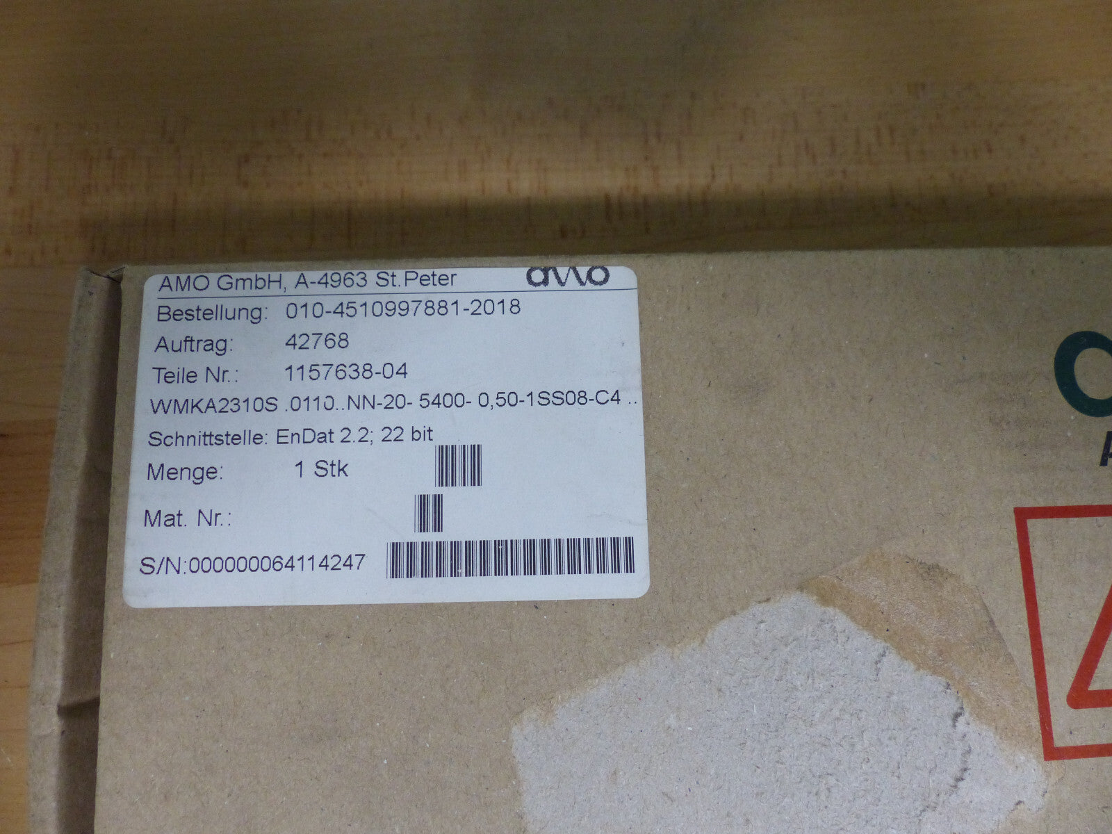 AMO WMKA2310S.0110..NN-20-5400-0,50-1SS-C4  Winkelmesssystem  unused/OVP