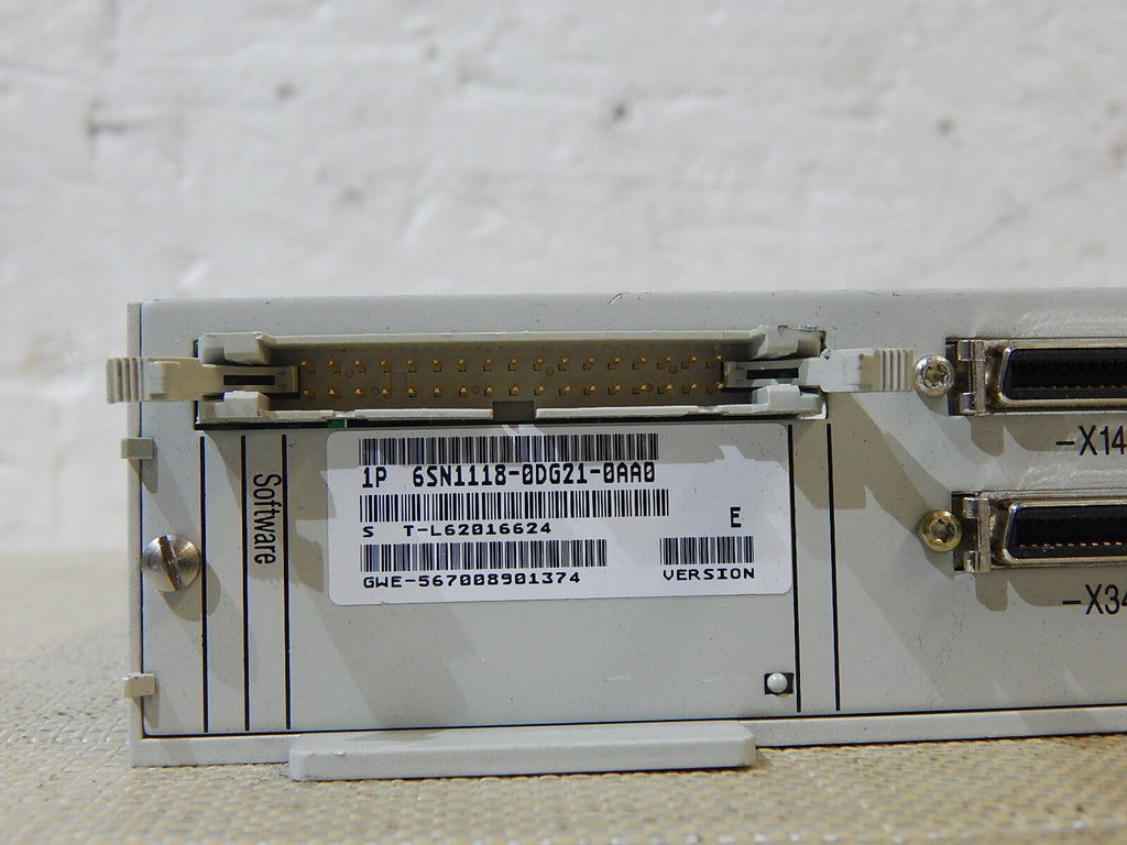 Siemens Simodrive 6SN1118-0DG21-0AA0 Regeleinschub  Als Ersatzteil 