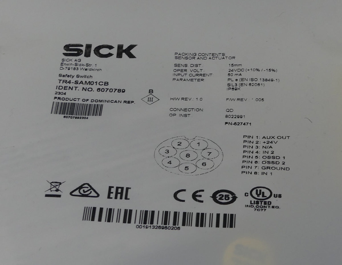 SICK TR4-SAM01CB 6070789