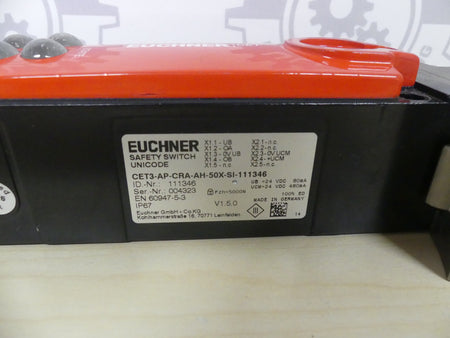 Euchner CET3-AP-CRA-AH-50X-SI-111346  Sicherheitsschalter