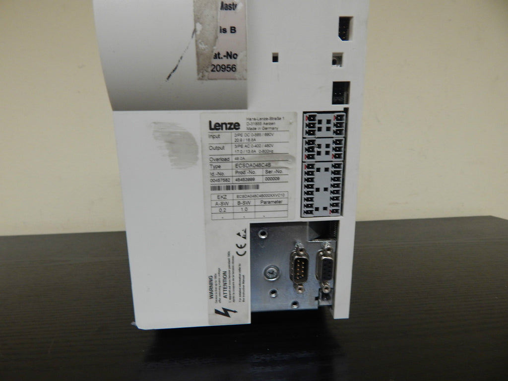 LENZE ECSDA048C4B Servo Drive used