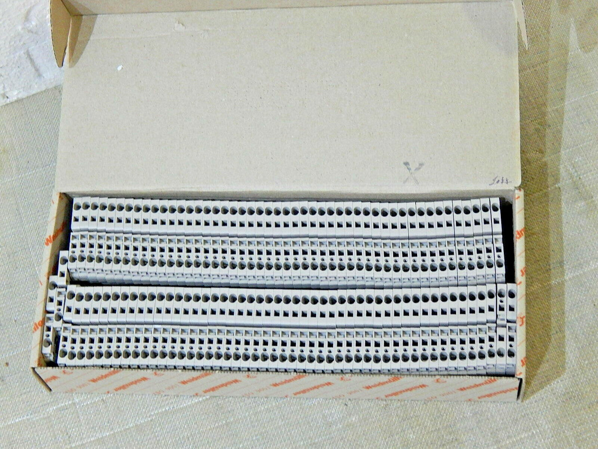  100x Weidmüller (1632050000) ZDU 4  Durchgangsklemme