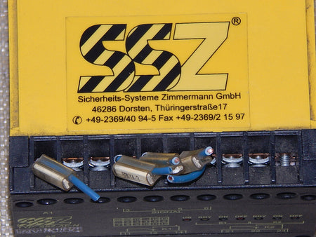  SSZ Sicherheits System Zimmermann TYP: SSZ-AE-N Sicherheits Steuergerät used