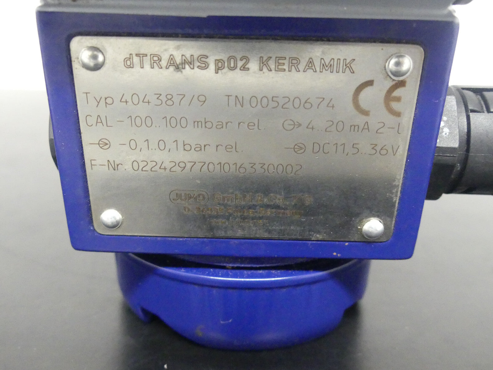 JUMO 404387/9 used s.Bilder