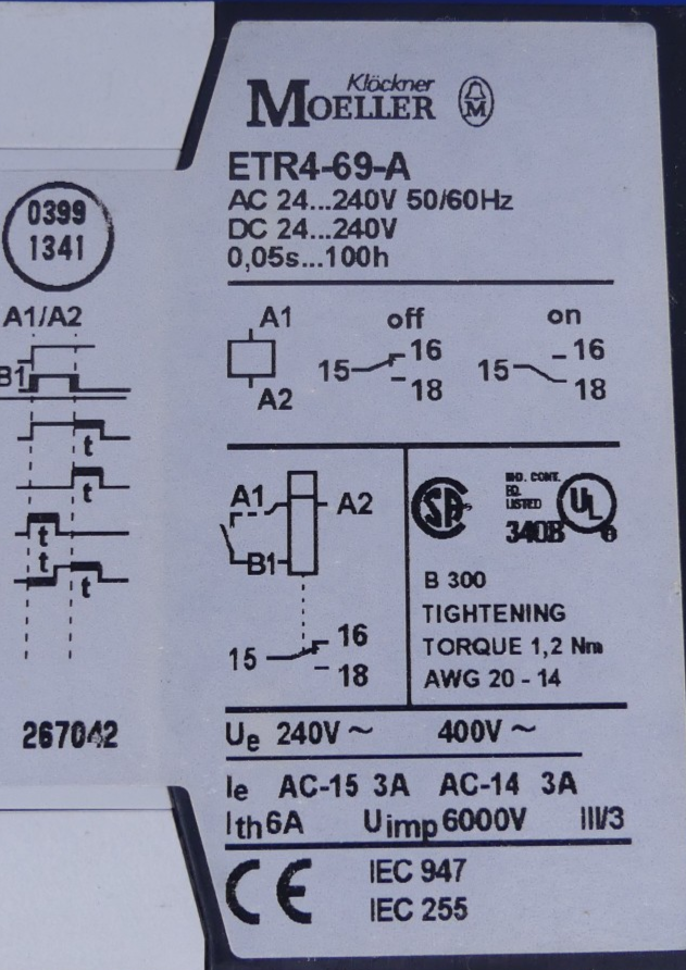 Möller Zeitrelais ETR4-69-A