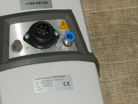  PFEIFFER VACUUM EVB 063 PA  PFB18201 S.BILDER