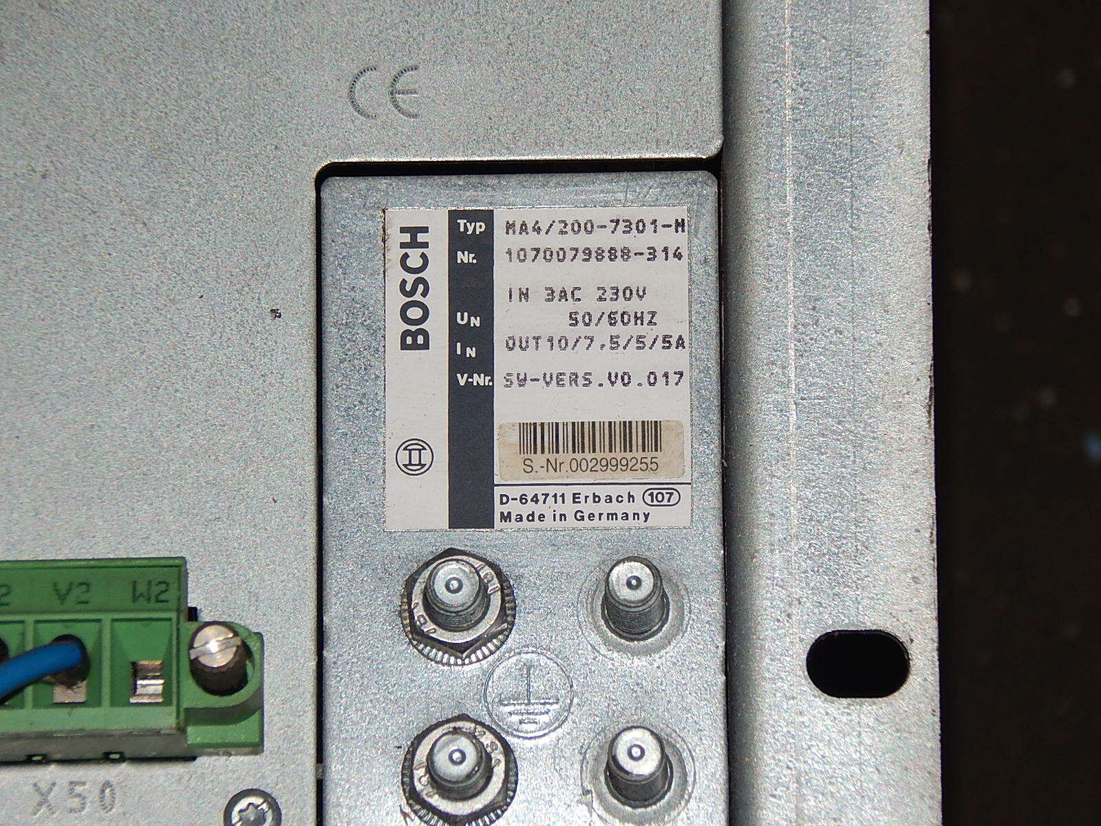 Bosch Schwenkarmroboter SCARA SR8 mit Steuereinheit MA4/200-7301-M Last Max.8KG