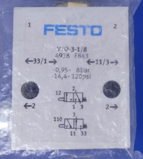 FESTO Ventil V/O-3-1/8 4938