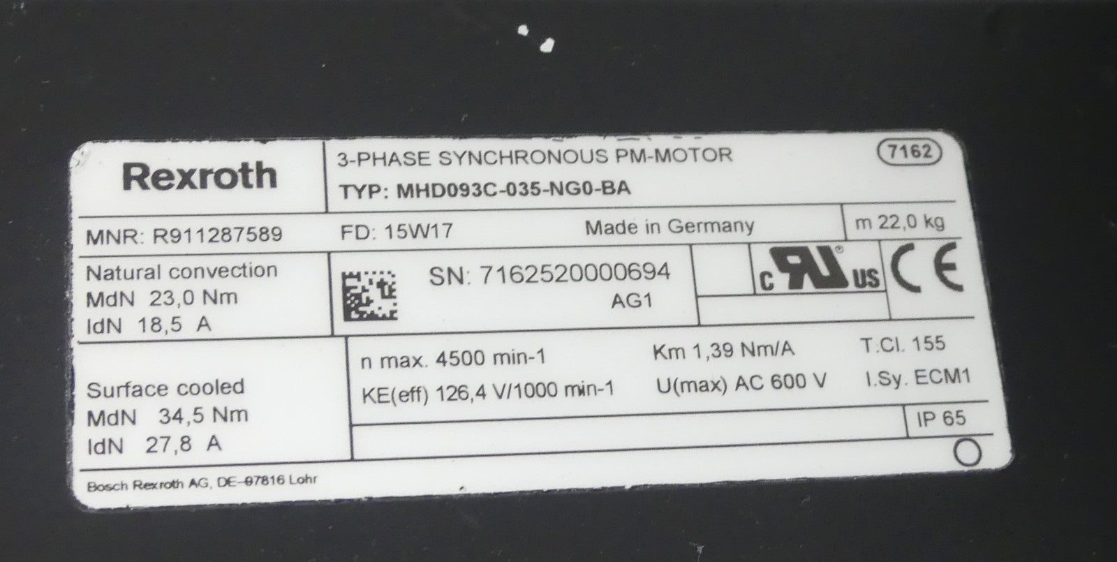 REXRITH MHD093C-035-NG0-BA