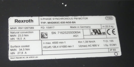 REXRITH MHD093C-035-NG0-BA