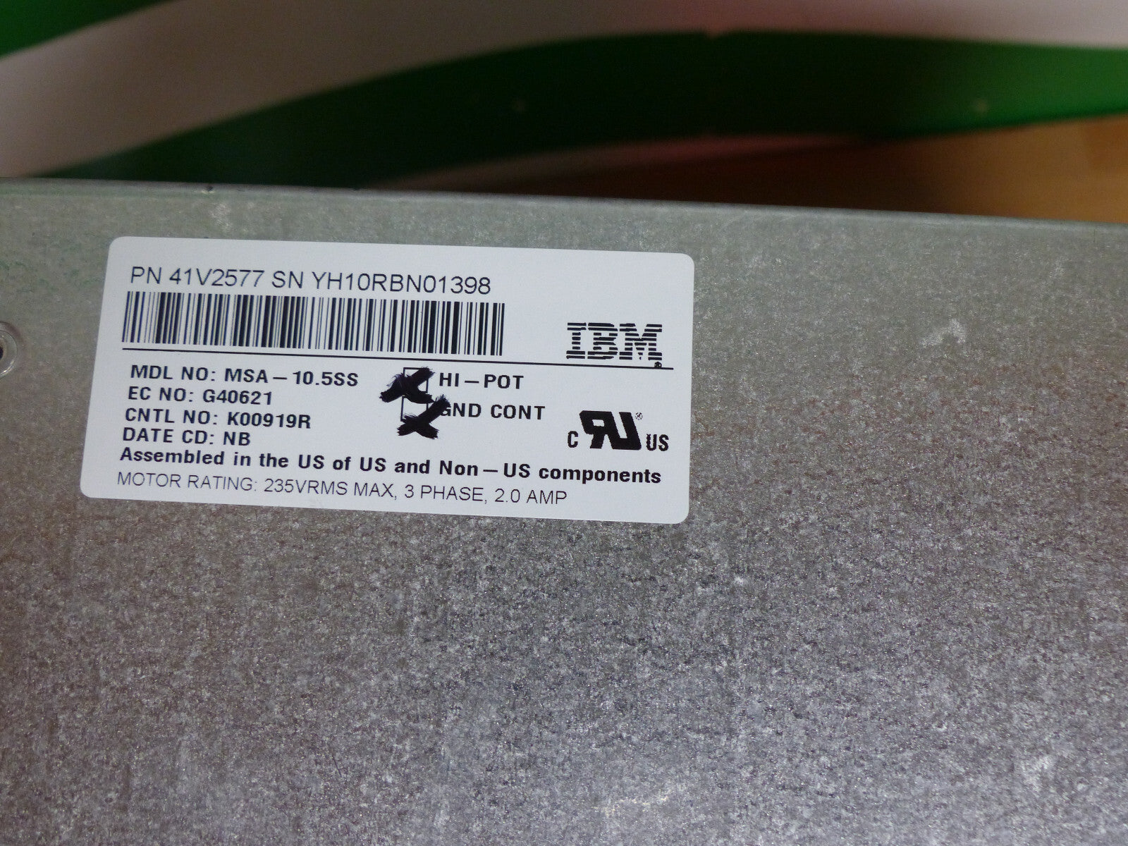 IBM MSA-10.5SS  / PN 41V2577
