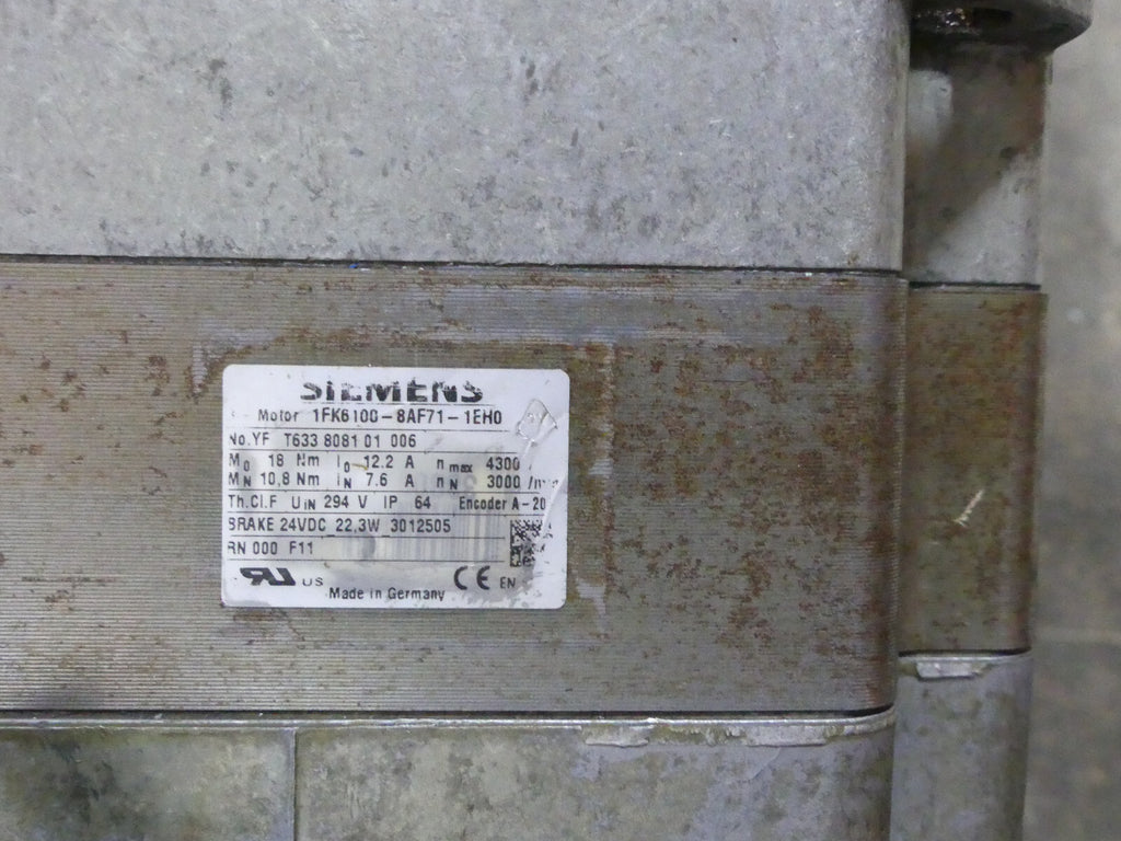 SIEMENS 1FK6100-8AF71-1EH0