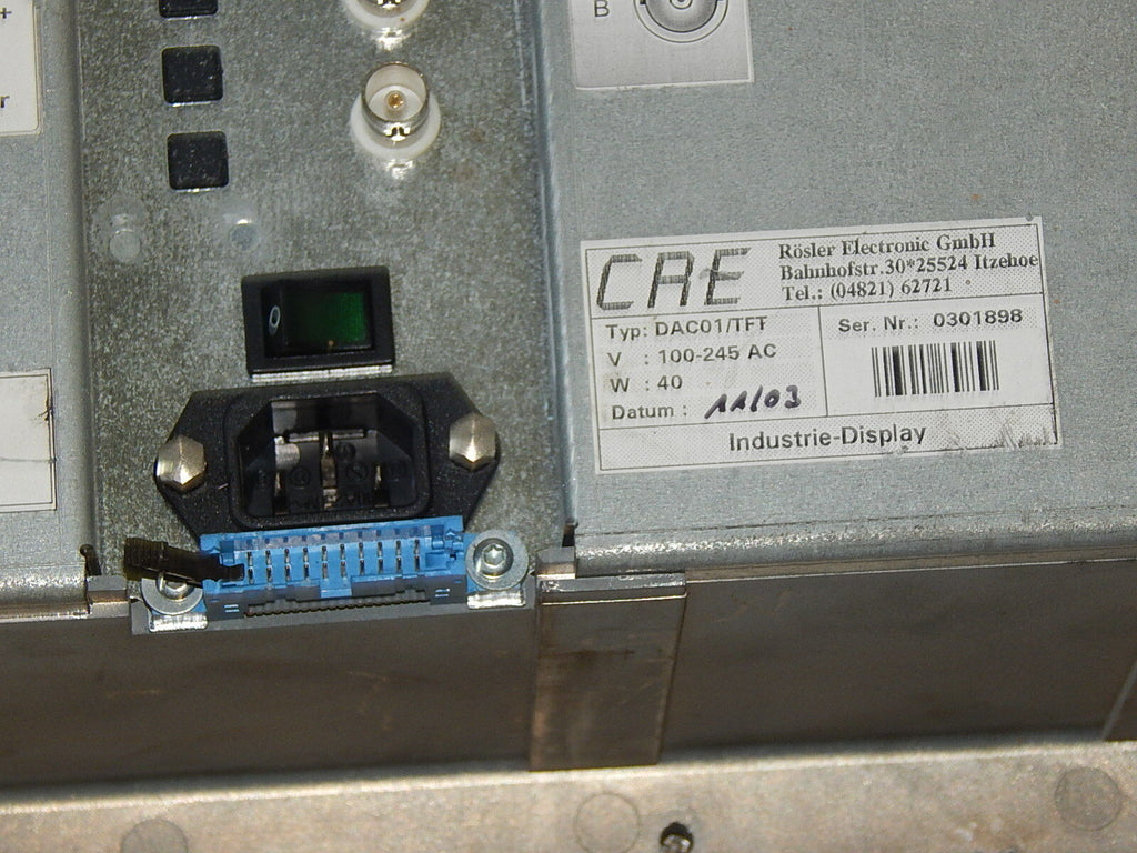  Siemens  Display Monitor 570035.0073.00  PA6-20GK 10GF ecke gebrochen s.Bilder