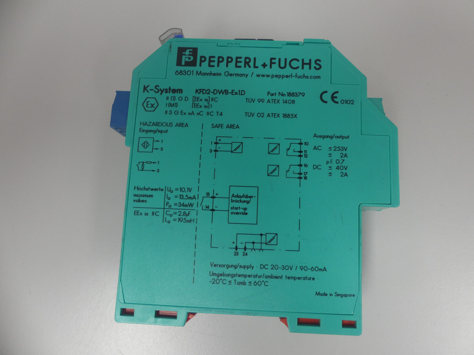Pepperl Fuchs KFD2-DWB-Ex1.D