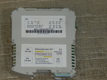  PROMESS Ethernetmodul SP //  SW3.0.0 S.Bilder
