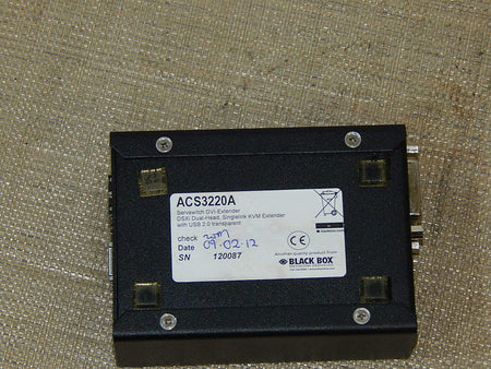  Black Box   ACS3220A   Servswitch DVI-Extender used