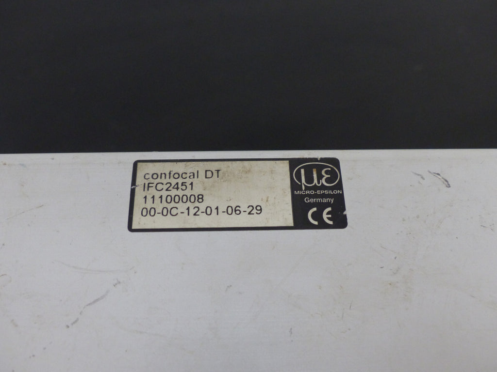 MICRO-EPSILON CONFOCAL DT CHROMATISCHER SENSOR  IFC2451 licht beschädigt s.B