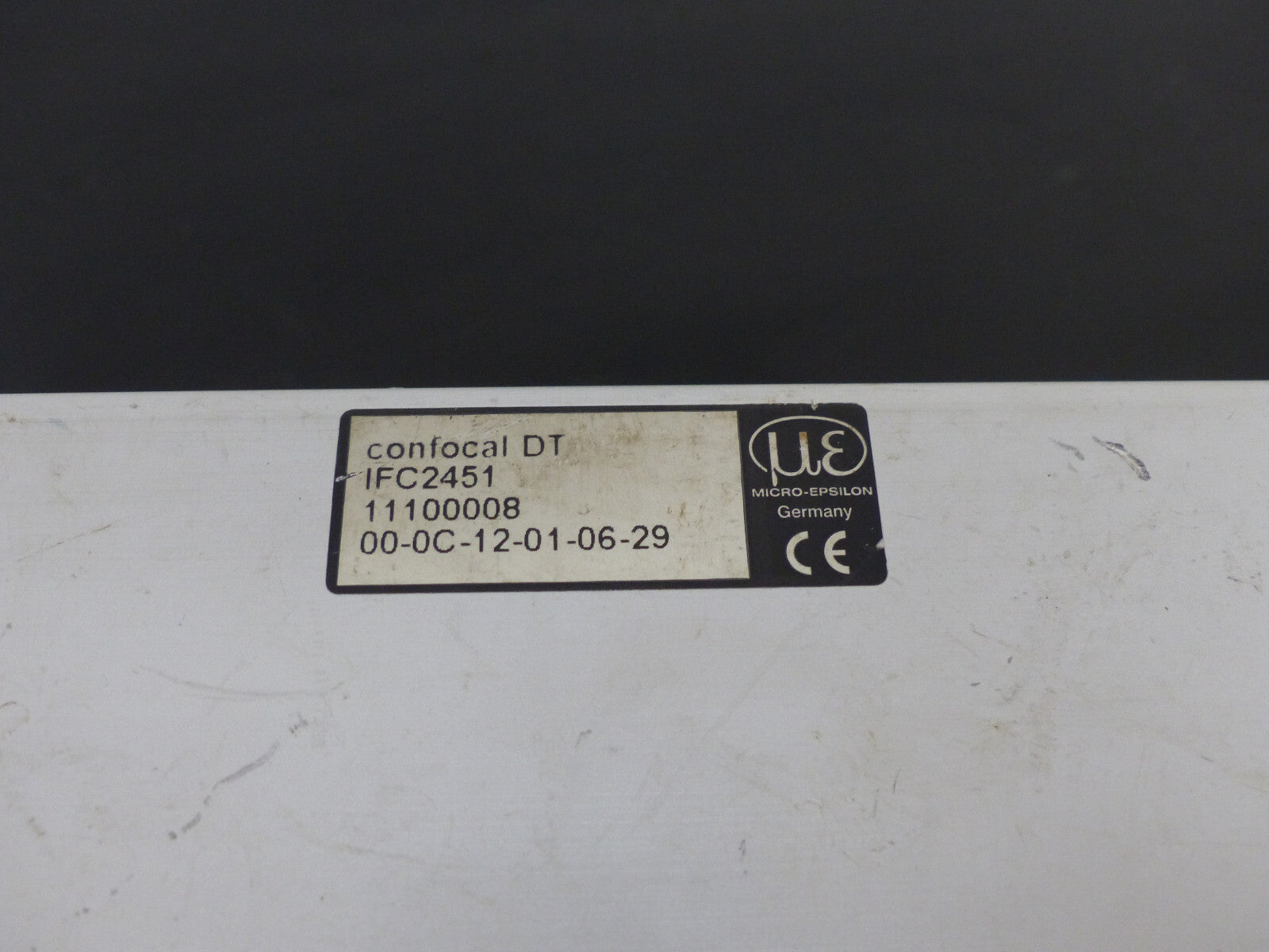 MICRO-EPSILON CONFOCAL DT CHROMATISCHER SENSOR  IFC2451 licht beschädigt s.B