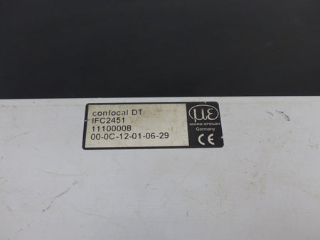 MICRO-EPSILON CONFOCAL DT CHROMATISCHER SENSOR  IFC2451 licht beschädigt s.B