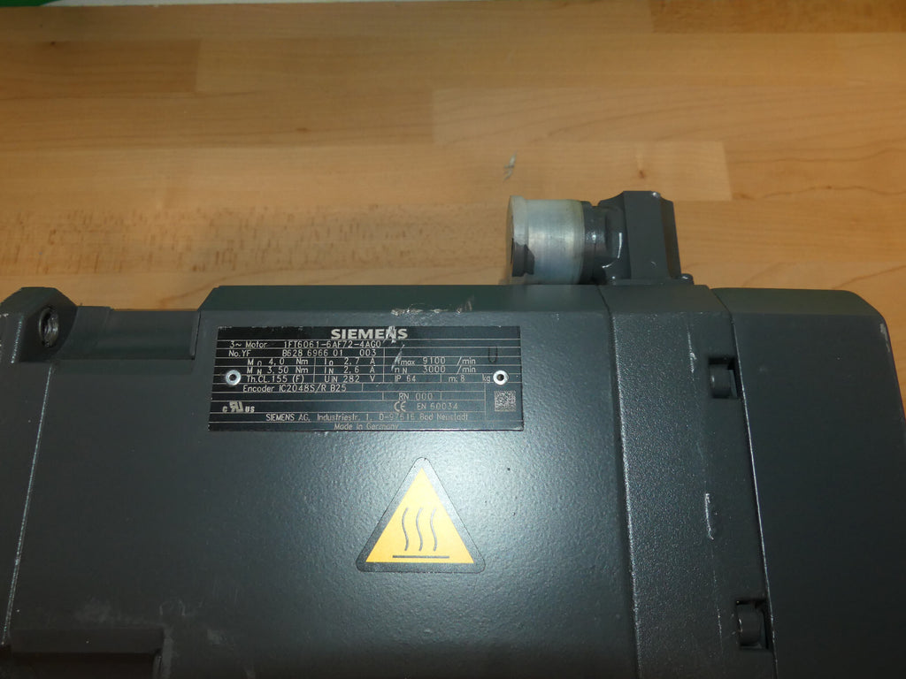 Siemens 1FT6061-6AF72-4AG0 used