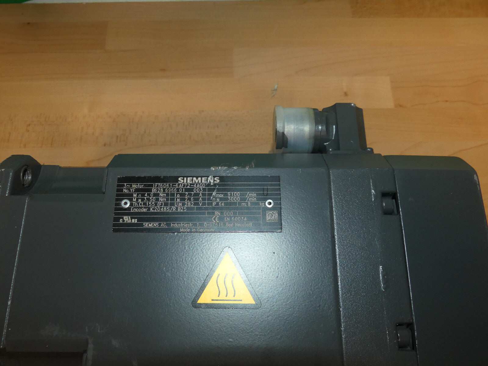 Siemens 1FT6061-6AF72-4AG0 used