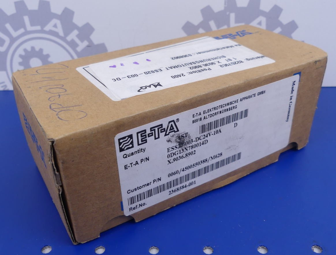 E-T-A Elektronischer Schutzschalter ESS20-003-DC24V-10A