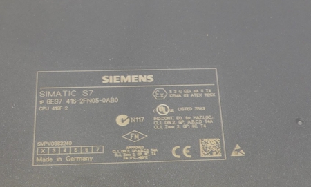 SIEMENS 6ES7 416-2FN05-0AB0
