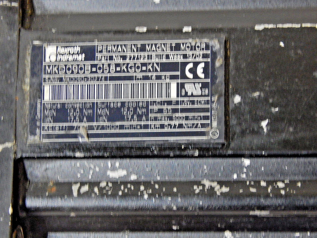 Rexroth Indramat MKD090B-058-KG0-KN Servomotor Used
