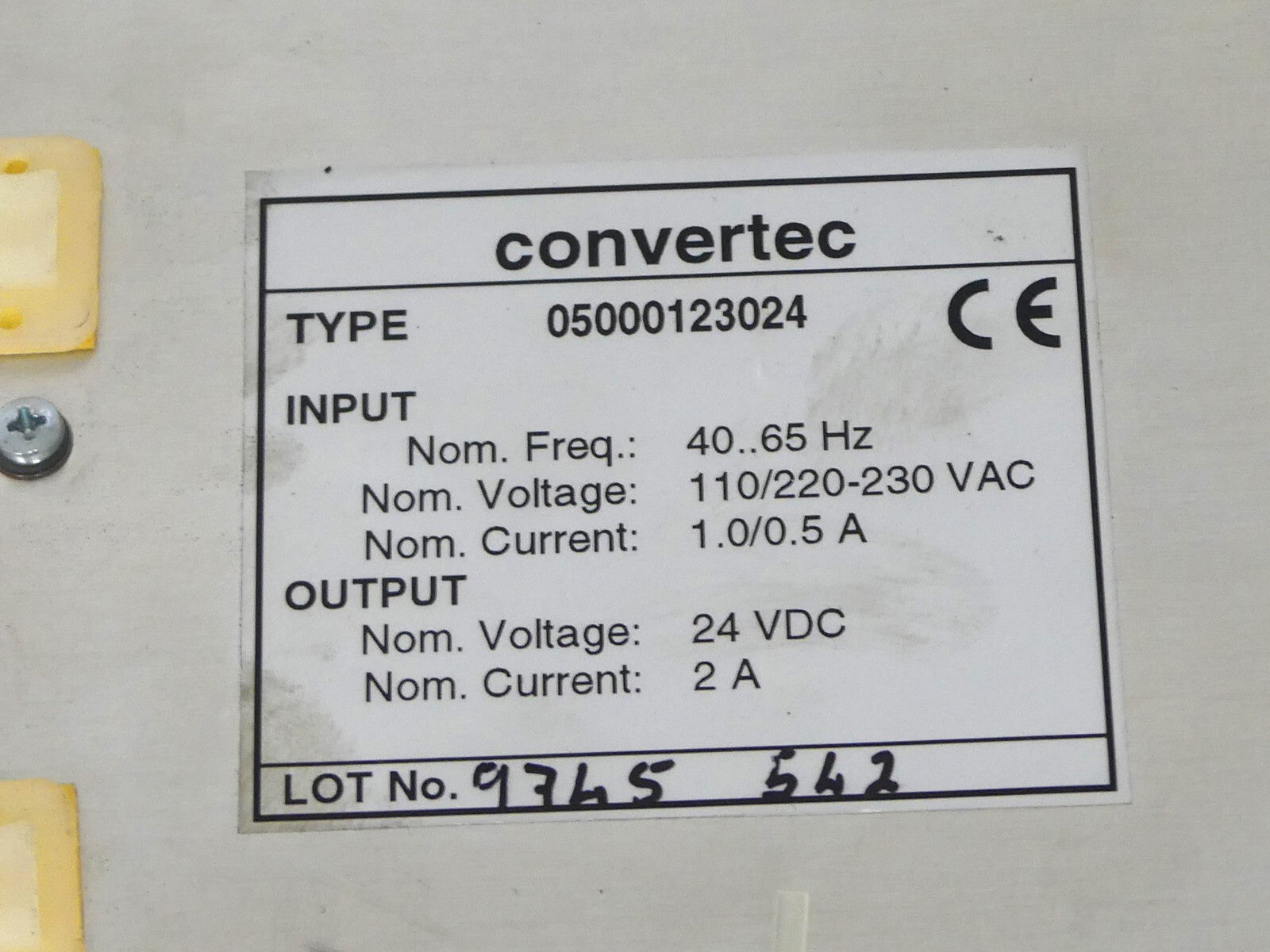 Convertec 05000123024