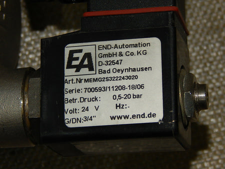 Magnetventil  END Armaturen MEMG2S322243020 - 0,5 - 20 bar, 24V Used