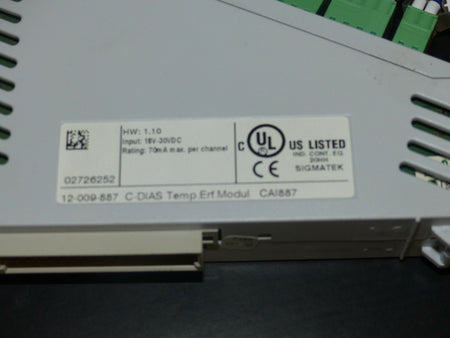 Sigmatek CAI 887
