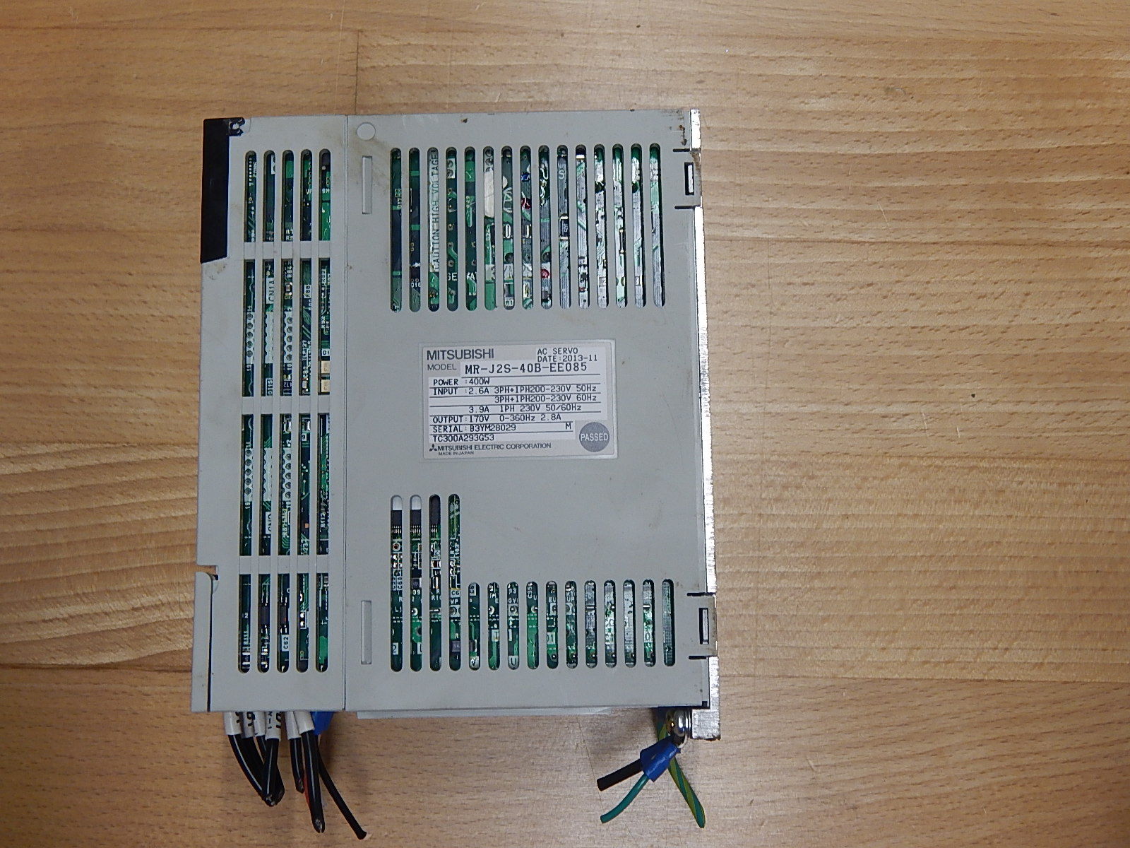 Mitsubishi MR-J2S-40B-EE085 AC Servo Drive Used