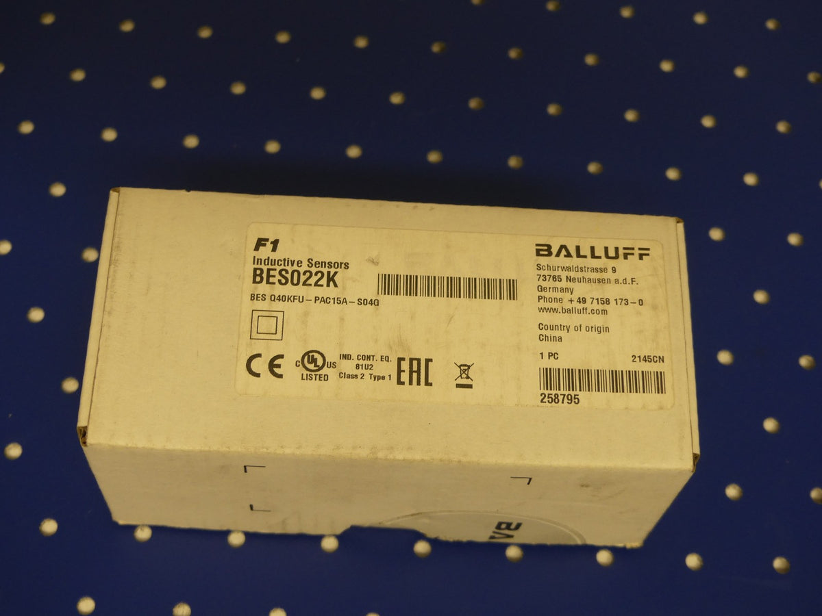BALLUFF BES022K BES Q40KFU-PAC15A-S04G