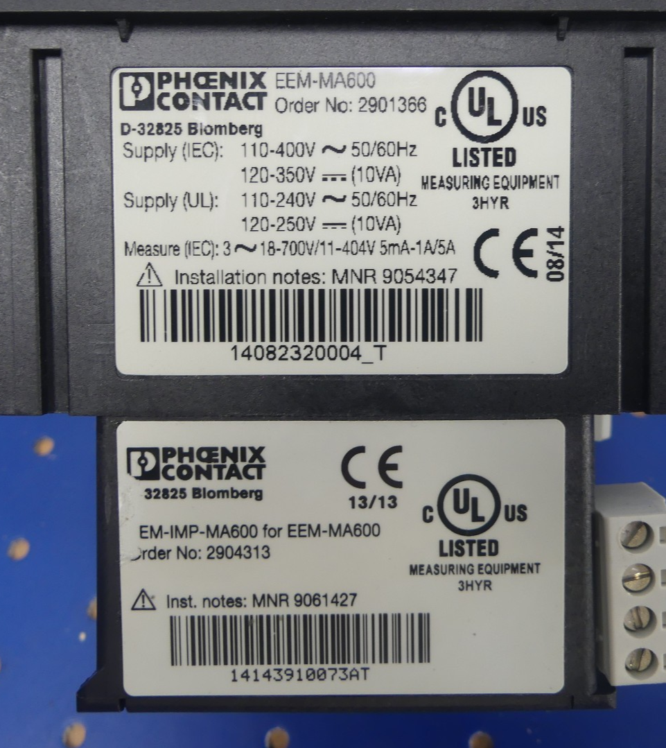 Phoenix Contact EEM-MA600 2901366 + EM-IMP-MA600 2904313