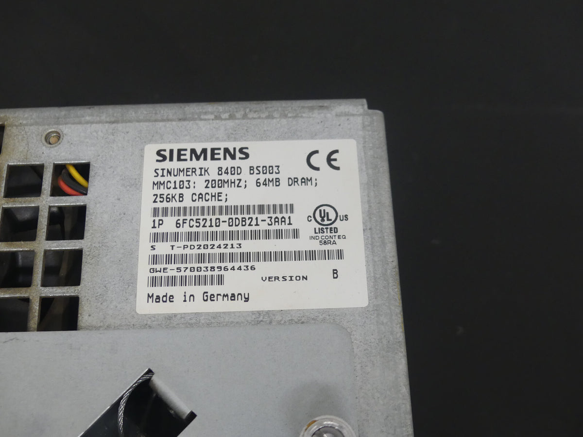 Siemens 6FC5210-0DB21-3AA1 version B