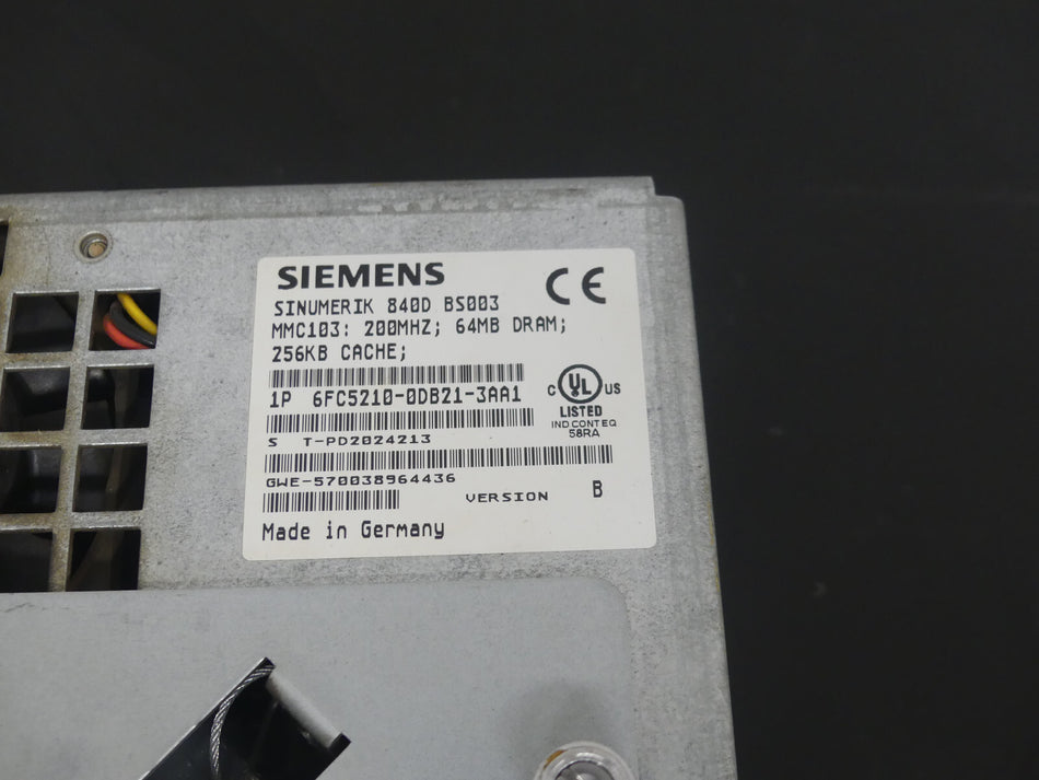 Siemens 6FC5210-0DB21-3AA1 version B
