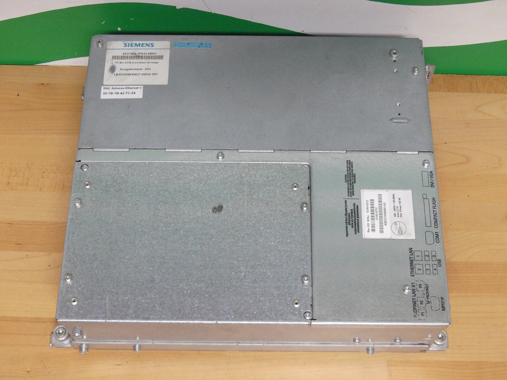 Siemens Simatic PC Box 627B    6AV7468-1FA22-0BK    A5E02479053