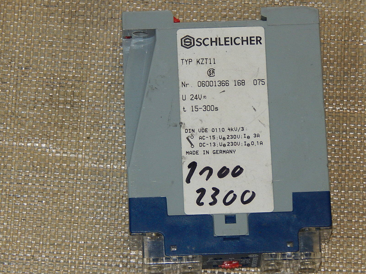  Schleicher Mikrolais Kompakt KZT11 Zeitrelais  t 15-300s used
