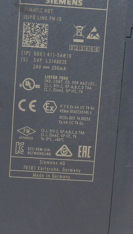 SIEMENS  6GK1 411-5AB10 / 6GK1411-5AB10