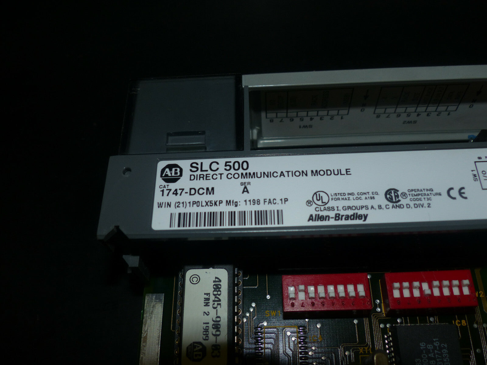 Allen Bradley SLC 500 // 1747-DCM
