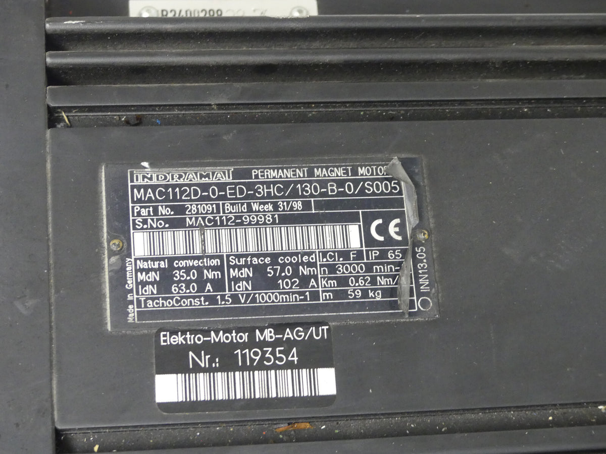 INDRAMAT MAC112D-0-ED-3HC/130-B-0/S005